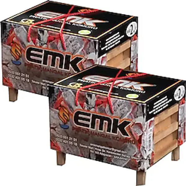 Emk Pratik Mangal Kömürü 2 kg x 2 Adet