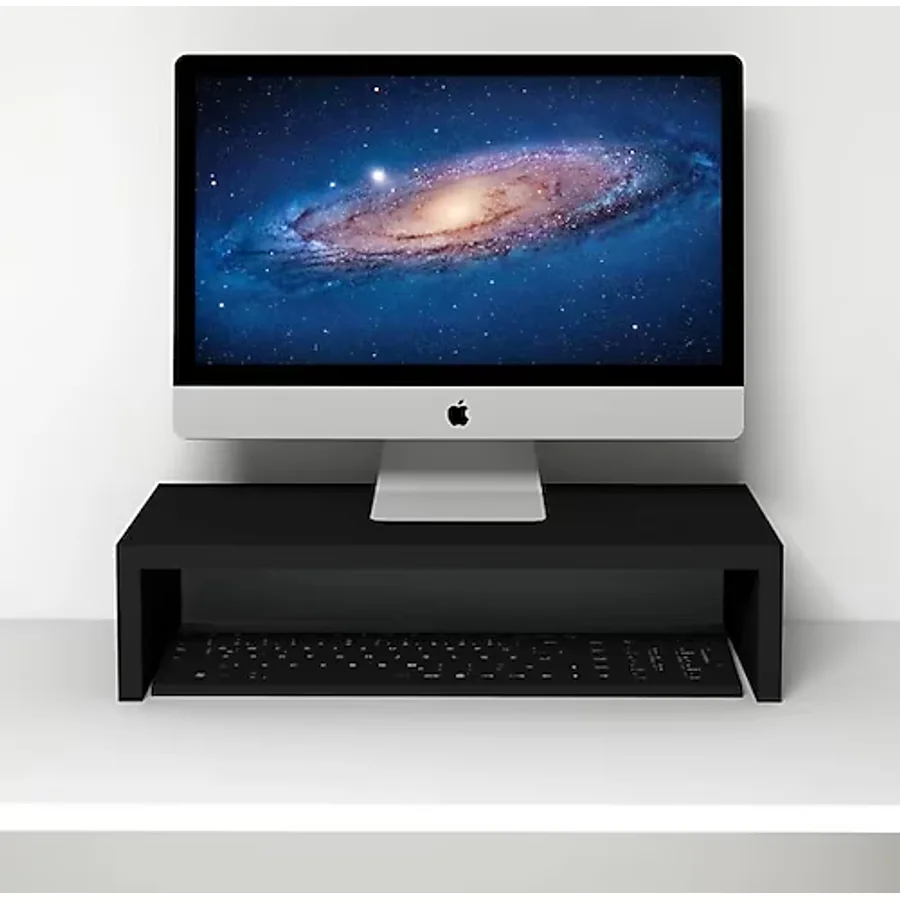 Emkawood Marry50 Siyah Monitör Yükseltici Laptop Standı