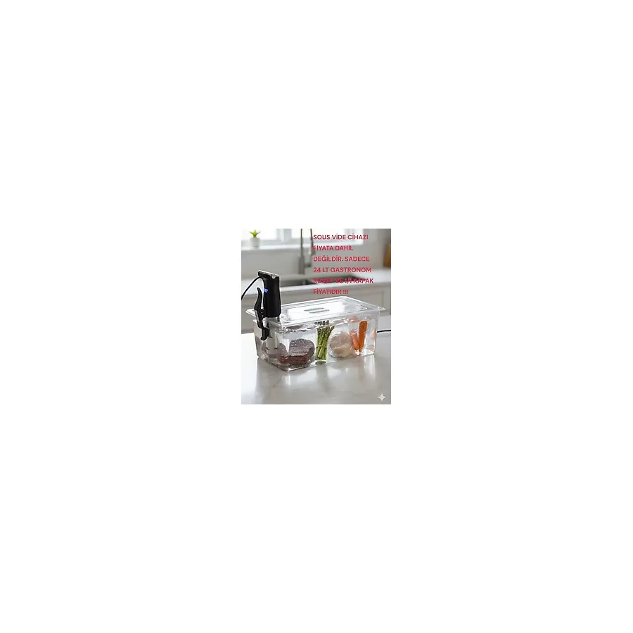 Empressco 2'li Set: Gastronom Kapak ve Küvet, Sous Vide Uyumlu, Pratik Kullanım - 1 lt