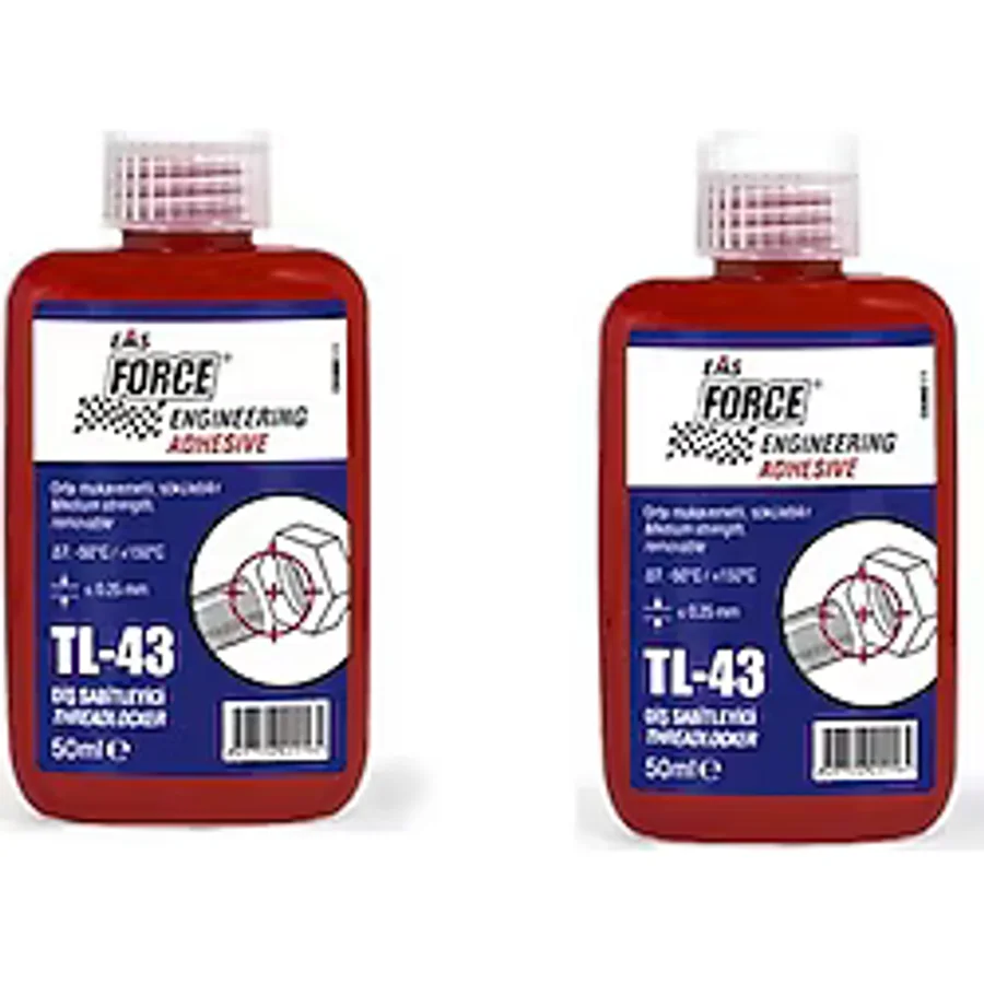 Ems Force TL-43-50ML Orta Kuvvet Civata Sabitleyici 2 Adet - 50 ml