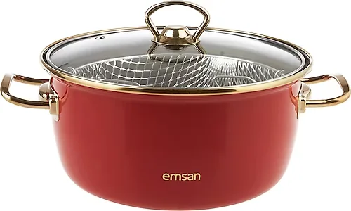 Emsan Nostalji Emaye Kızartma Tenceresi