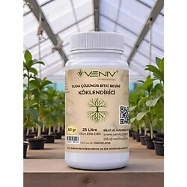 En Etkili Köklendirici Suda Çözünür Bitki Besini- Konsantre 25 L - 60 Gram- Tüm Bitkiler