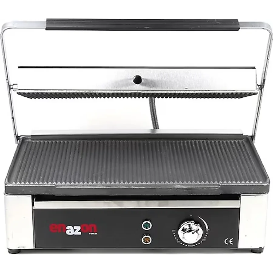 Enazon 24 Dilim Elektrikli Tost Makinesi 2500 Watt- Döküm 60x30 - Ebat 29x42x61 Cm