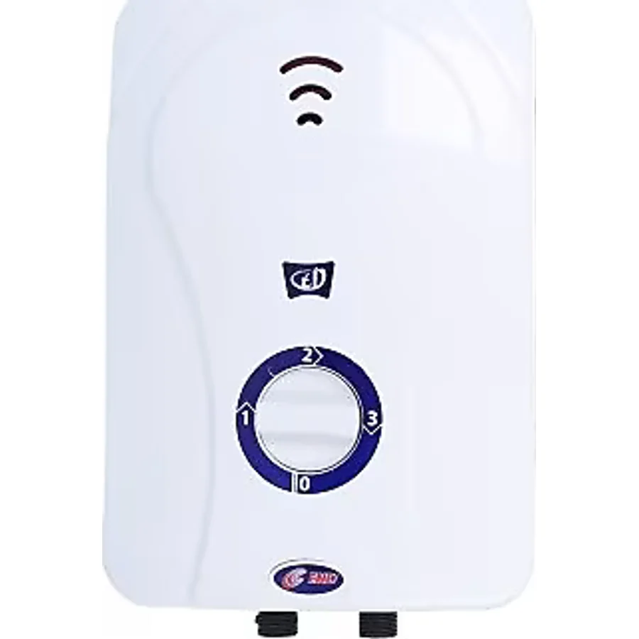 END End Elektrikli Ani Su Isıtıcı Banyo Şofbeni Beyaz Renkli Kompakt Tasarım