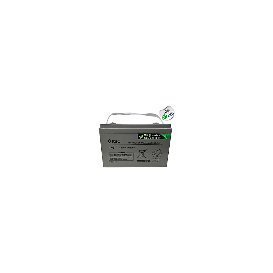 Enerjistar Ttec 12V 100AH Jel Akü Karavan Hobi Bahçe Güneş Enerji Sistemleri - JELAKÜ