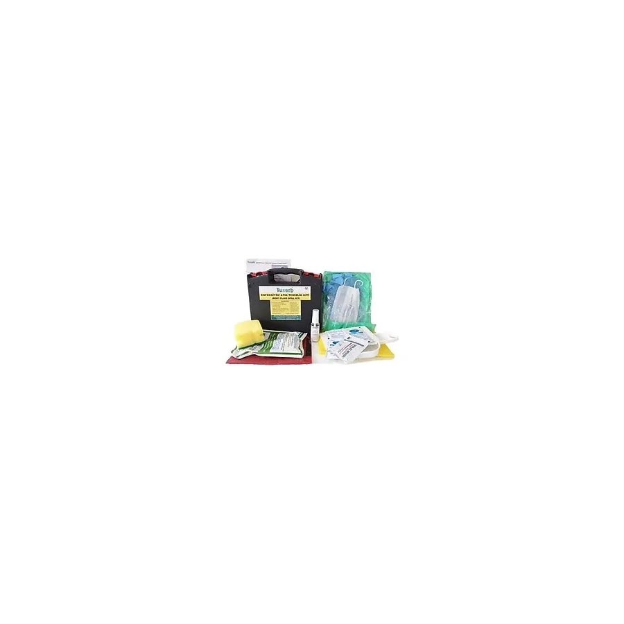 ENFEKSİYÖZ ATIK TEMİZLİK KİTİ (tek kullanım)(Body fluid spill kit