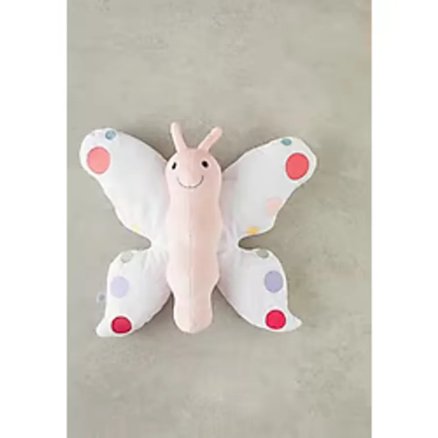 English Home Butterfly Bebe Dekoratif Kırlent 40 cm Beyaz