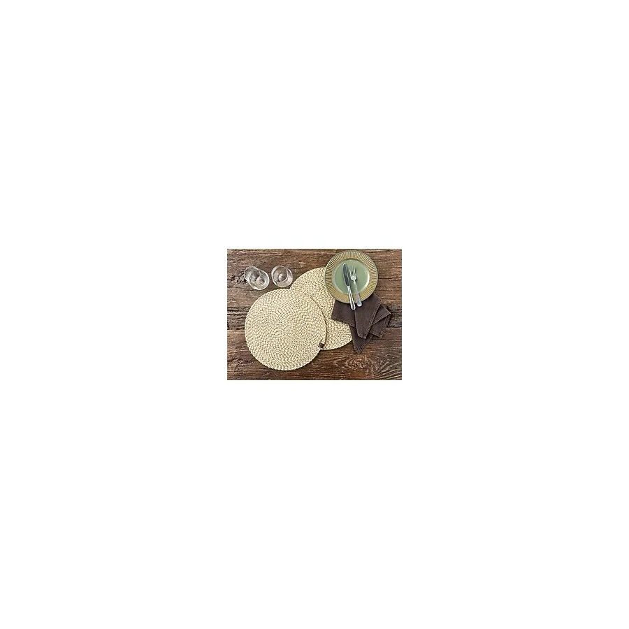 English Home Elisa PP 2'li Amerikan Servis 35 cm Naturel - Renkli - 35 x 35 cm