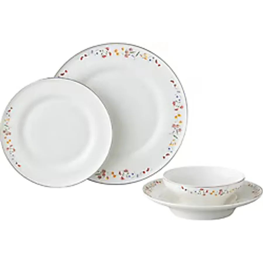 English Home Floral Symphony 24 Parça 6 Kişilik Yemek Takımı