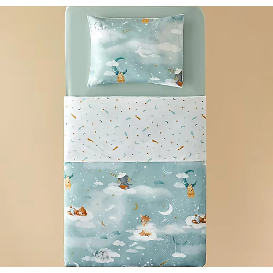 English Home Funny Animals Pamuklu Bebek Nevresim Takımı