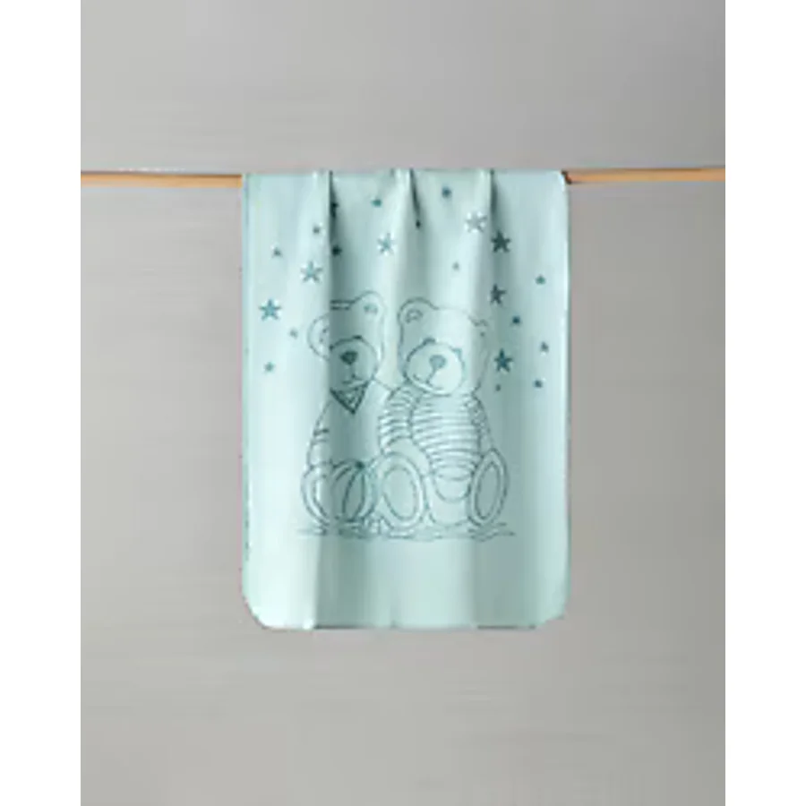 English Home Glowing Bears 100x120 cm Pamuklu Bebek Battaniyesi