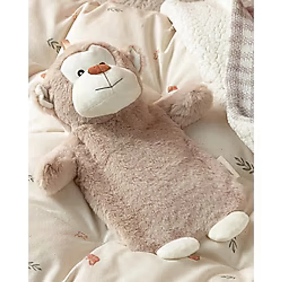 English Home Little Monkey Pelüş Sıcak Su Torbası Bej Bej
