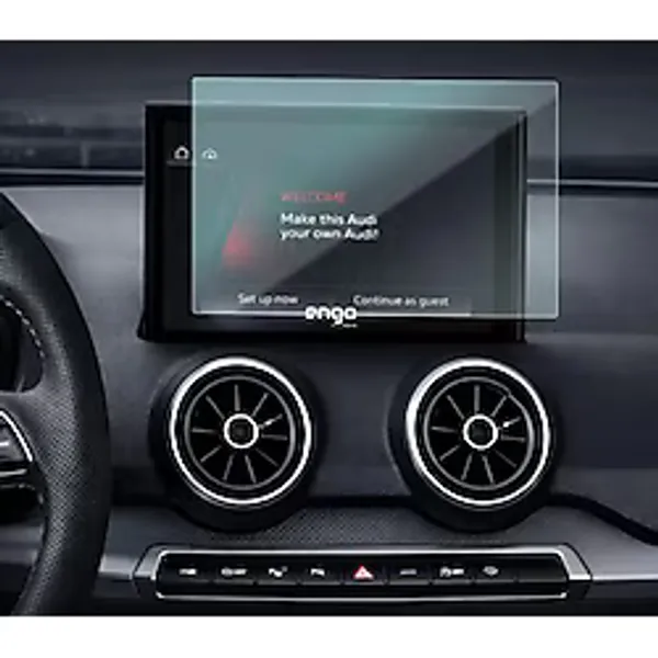 Engo Audi Q2 9 İnç İle Uyumlu Ekran Koruyucu Multimedya 9H Parlak Nano