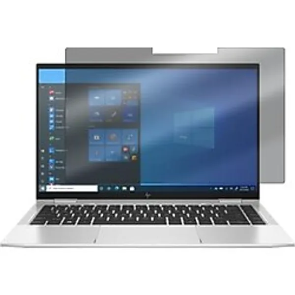 Engo Hp Elitebook X360 1040 G8 14 İnç İle Uyumlu Hayalet Ekran Koruyucu Notebook, Yandan Görünmeyen Anti-Spy Gizlilik (Privacy) Laptop Koruması, 9H Temperli Nano Kırılmaz Esnek Cam, Parlama Önleyici