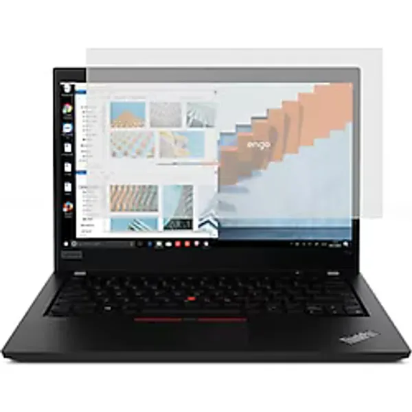Engo Lenovo ThinkPad T14 G2 14 İnç İle Uyumlu Mat Ekran Koruyucu Notebook, Yansıma Ve Parlama Önleyici Parmak İzi Bırakmayan Laptop Koruma, 9H Temperli Kırılmaz Esnek Nano Cam