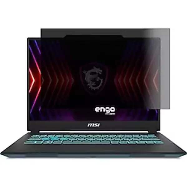 Engo Msi Raider A18 Hx 18 İnç Hayalet Ekran Koruyucu Notebook, Yandan Görünmeyen Anti-Spy Gizlilik (Privacy) Laptop Koruması, 9H Temperli Nano Kırılmaz Esnek Cam, Parlama Önleyici 9H Nano