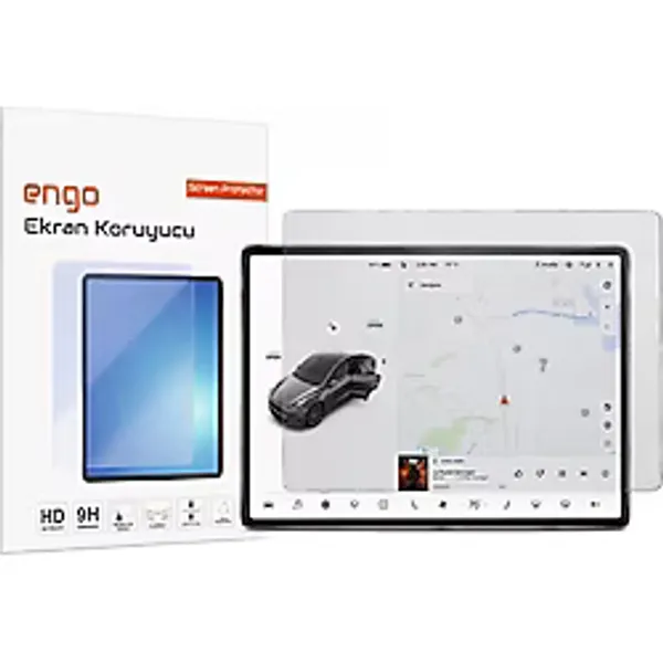 Engo Tesla Model Y Ile Uyumlu Mat Ekran Koruyucu 16 Inç Multimedya, 9h Esnek Nano Cam, Anti Glare, Yansıma ve Parlama Azaltıcı