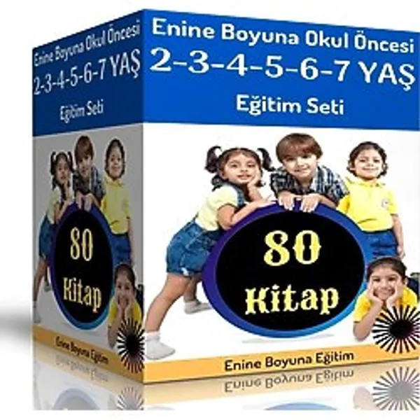 Enine Boyuna Eğitim Enine Boyuna Okul Öncesi Eğitim Seti (2-3-4-5-6-7 Yaş)