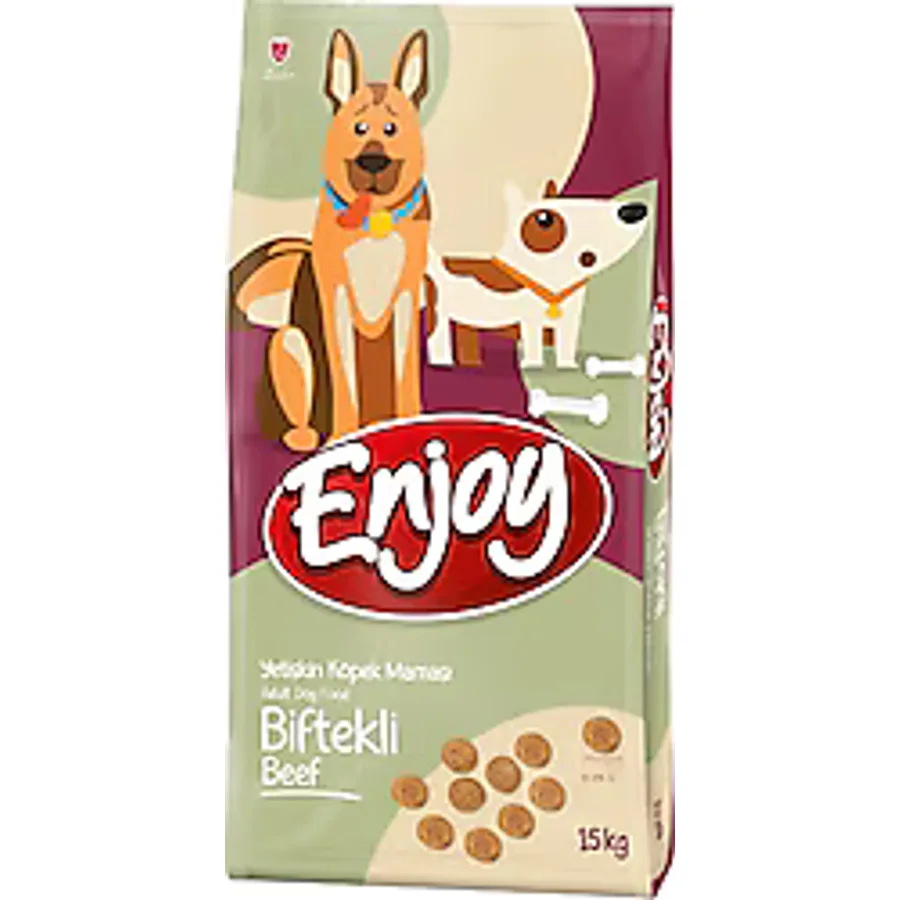 Enjoy Biftekli 15 kg Köpek Maması