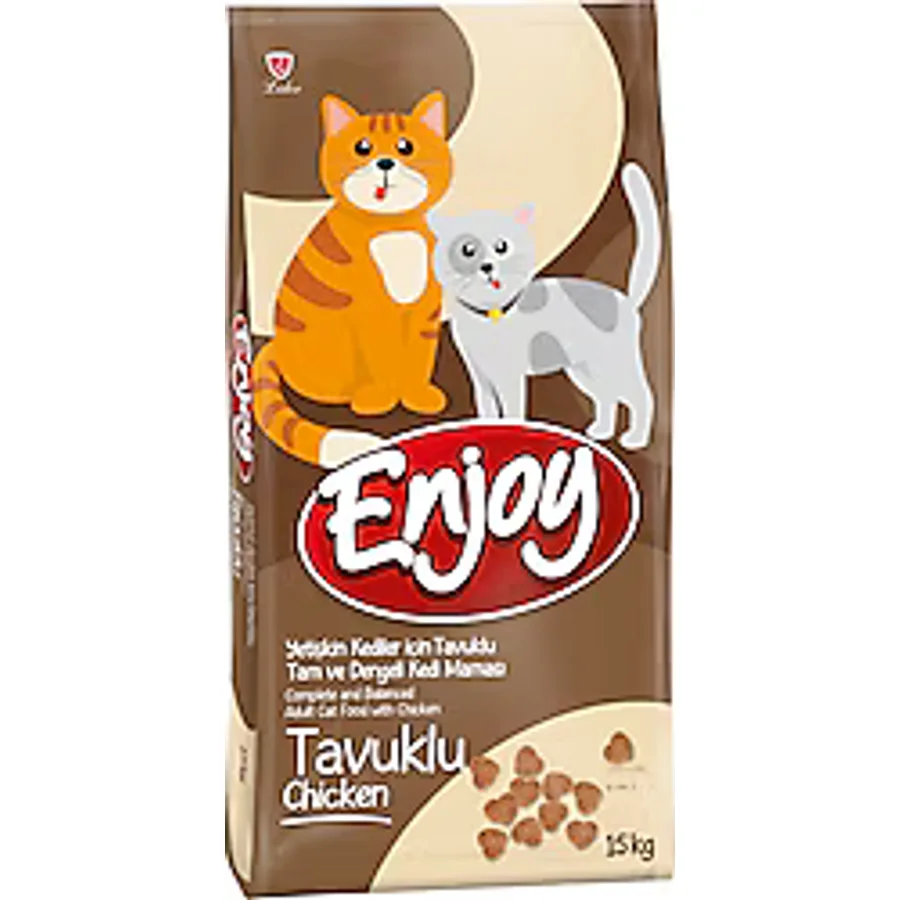 Enjoy Tavuklu 15 kg Yetişkin Kedi Maması