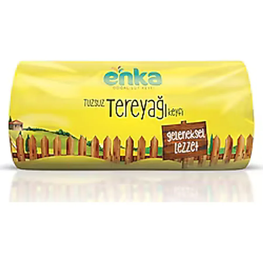 Enka Süt Geleneksel Pastörize Tereyağı Tuzsuz Rulo 1 kg