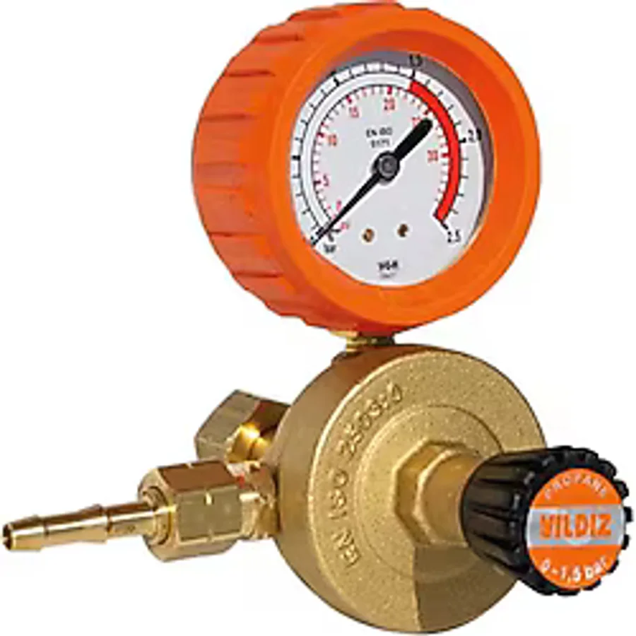 Ennalbur Yıldız 5120 Basınç Düsürücü Propan (Lpg) Manometreli