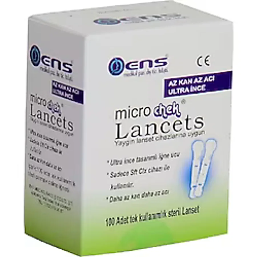 Ens Micro Chek Lancets 100 Adet Lanset