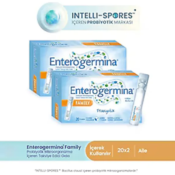 Enterogermina Family 10 Flakon - 4 Milyar Bacillus clausii Sporu İçeren Probiyotik