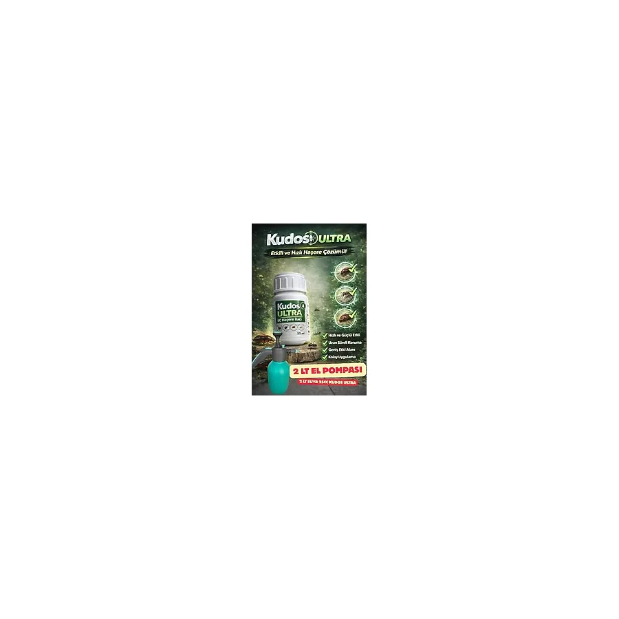 Entokim Kudos Ultra Haşere Ilacı - 50 Ml+2lt Ilaçlama Pompası (Kene, Sivrisinek, Karasinek, Tahtakurusu, Karınca, Hamamböceği)