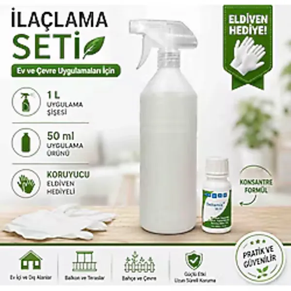 Entosav Deltamix 55SC Kokusuz Haşere Böcek Sinek Ilacı 50ML/1LT Fısfıs Sprey Püskürtücü