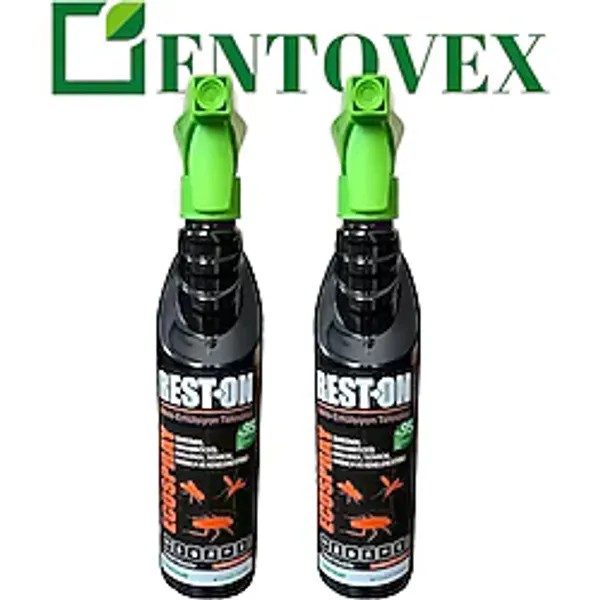 ENTOSAV Rest-On 400 Ml Portakal Kokulu Sivrisinek,Karasinek,Tatarcık,Kene,Karınca,Hamamböceği Ilacı 2 Adet