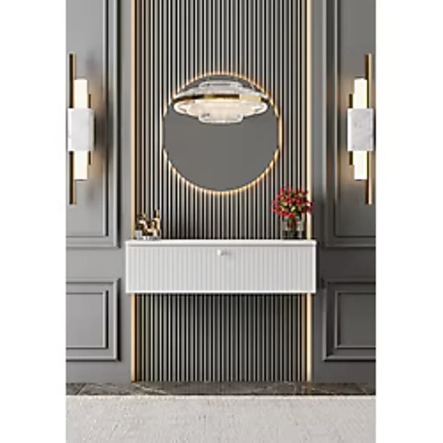 enwood MİMOSA MDF DUVARA MONTE KAPAKLI DRESUAR (90 cm)