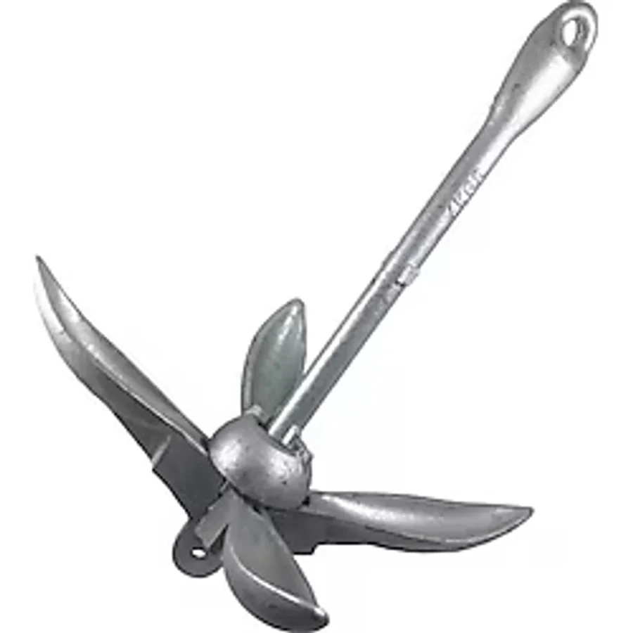 Enzh Online Marin Şemsiye Çıpa Galvanizli 2.5kg Tekne Ve Bot Çapası