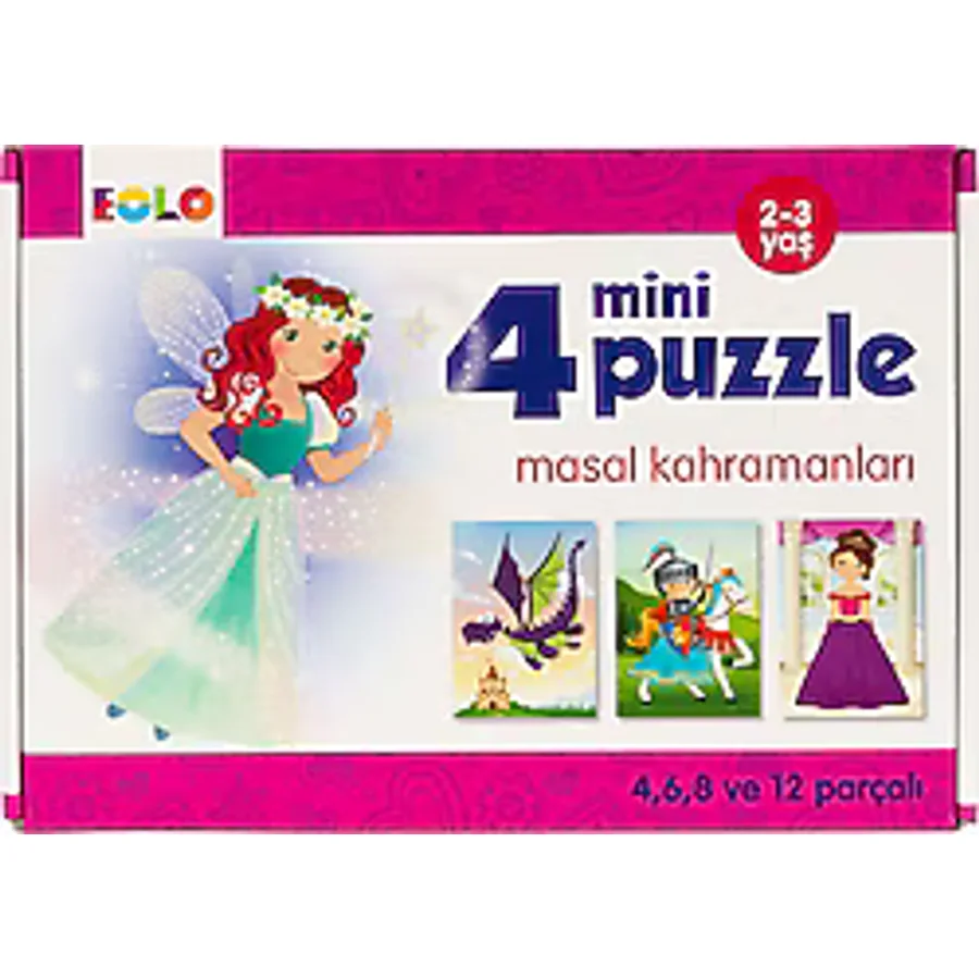 Eolo Masal Kahramanları 4 Mini Puzzle