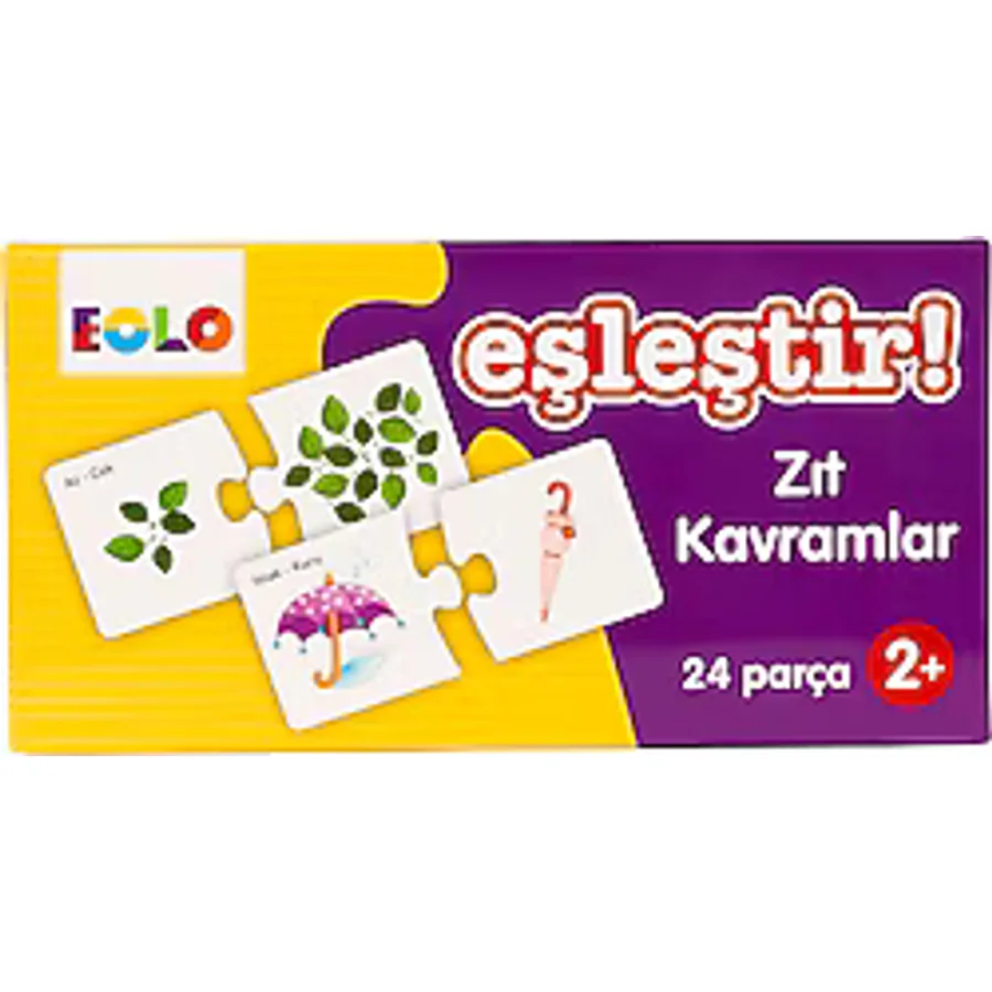 Eolo Zıt Kavramlar Eşleştir Kartları