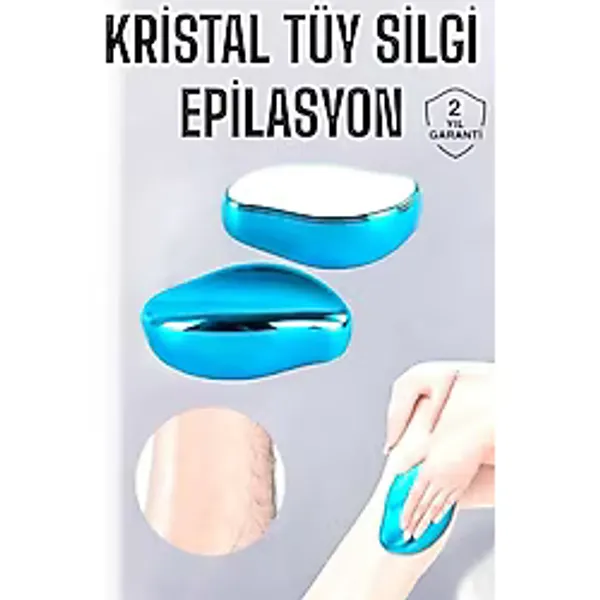 Epilons Epilasyon Aleti Bacaklar Kollar İçin Yıkanabilir Kristal Epilatör Tüy Silgi