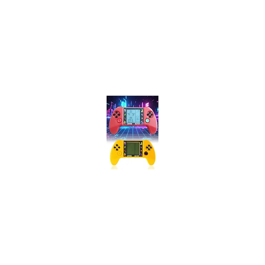 Epilons Taşınabilir Tetris Oyun Konsolu Renkli Retro Oyun Aleti Çocuklar İçin Eğlenceli Mini Konsol