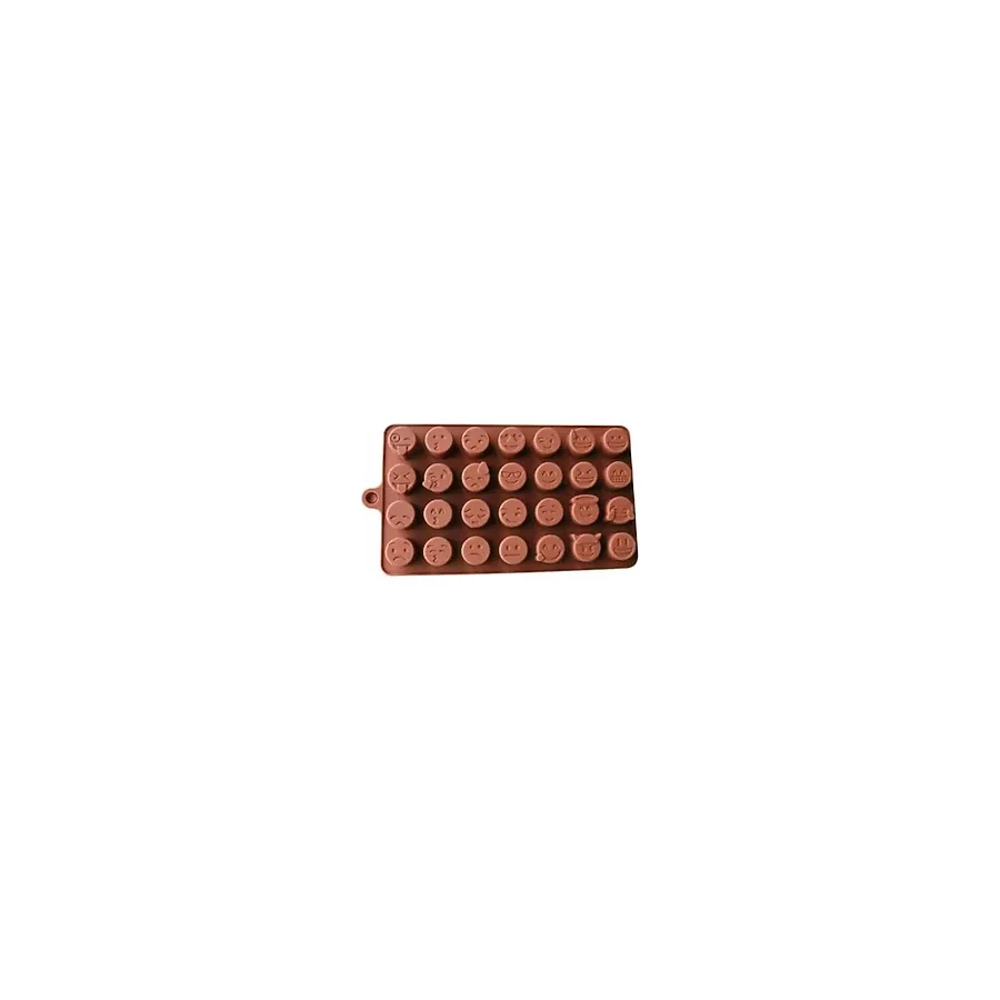 Epinox Çikolata Kalıbı - Silikon - Karışık Emoji (SCK-43)
