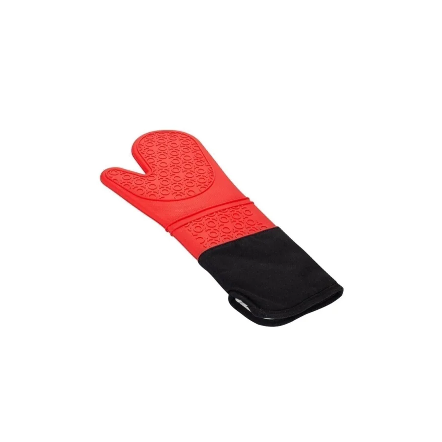 Epinox Silikon Fırın Eldiveni Yanmaz Eldiven Siyah 41,5 cm