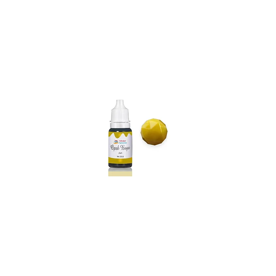Epoksi Reçine Opak Boya Pigment Opak Epoksi Boyası 20 ML Sarı - 1015