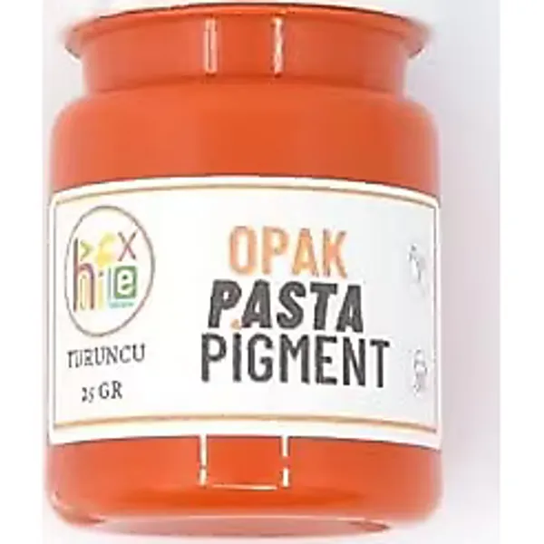 EPOKSİ REÇİNE OPAK PASTA PİGMENT BOYA TURUNCU RENK 25 GR