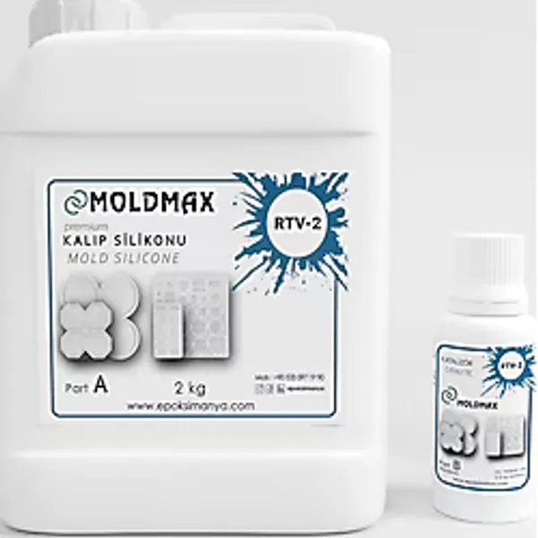 Epoksimax RTV-2 KALIP SİLİKONU 10 SHORE PREMIUM EKSTRA PARLAK 2 KG