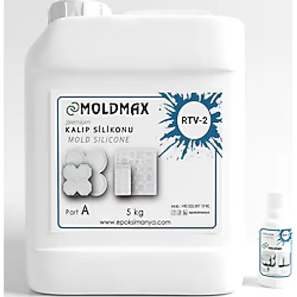 Epoksimax Rtv-2 Kalıp Silikonu 30 Shore Premıum Ekstra Parlak 5 kg
