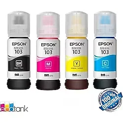 Epson 103 L3151 4 Renk Orjinal Mürekkep Takımı