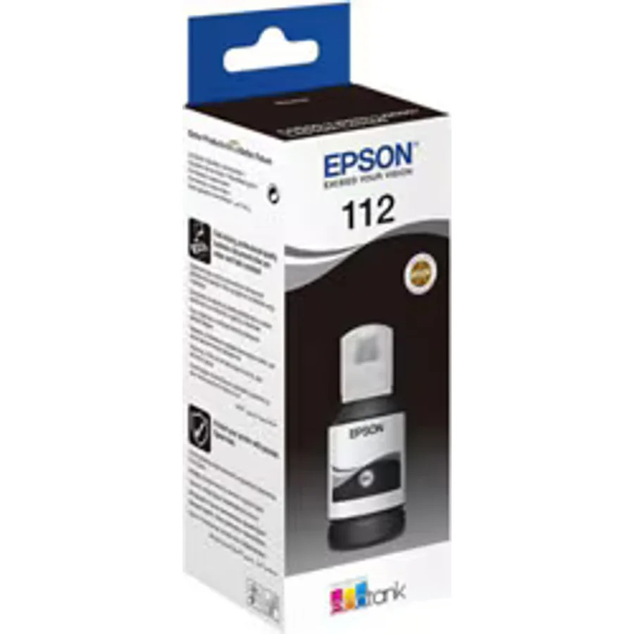 Epson 112 Siyah Mürekkep