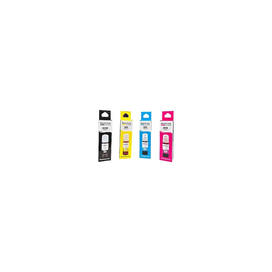 Epson Ecotank L3251 Muadil 103 Mürekkep Seti Renkli