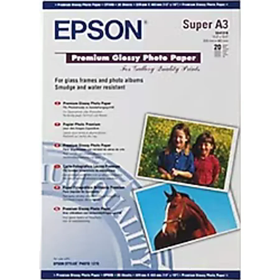 Epson Premium Glossy S041316 A3+ 250 gr 20'li Fotoğraf Kağıdı