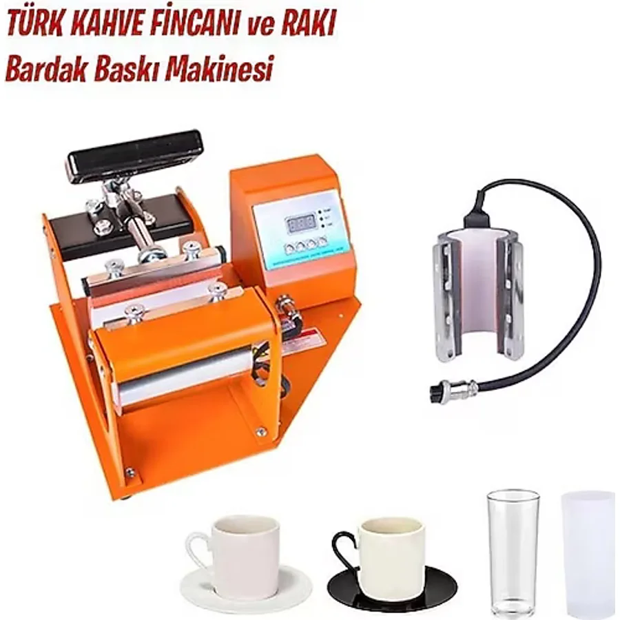 Epson Süblimasyon Türk Kahve Fincanı ve Rakı Bardak Baskı Makinesi