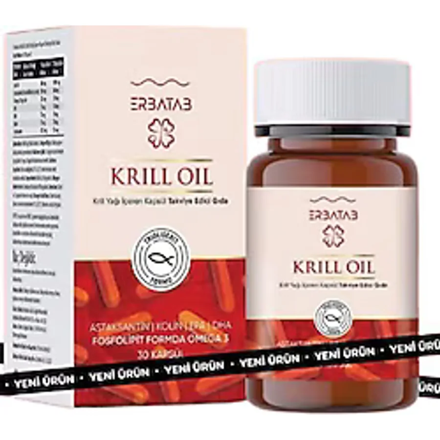 Erbatab Krill Oil 500 mg 30 Kapsül