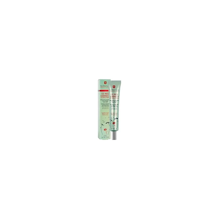 Erborian CC Red Correct, 45 ml, Yeşil Pigmentli Kızarıklık Giderici CC Krem